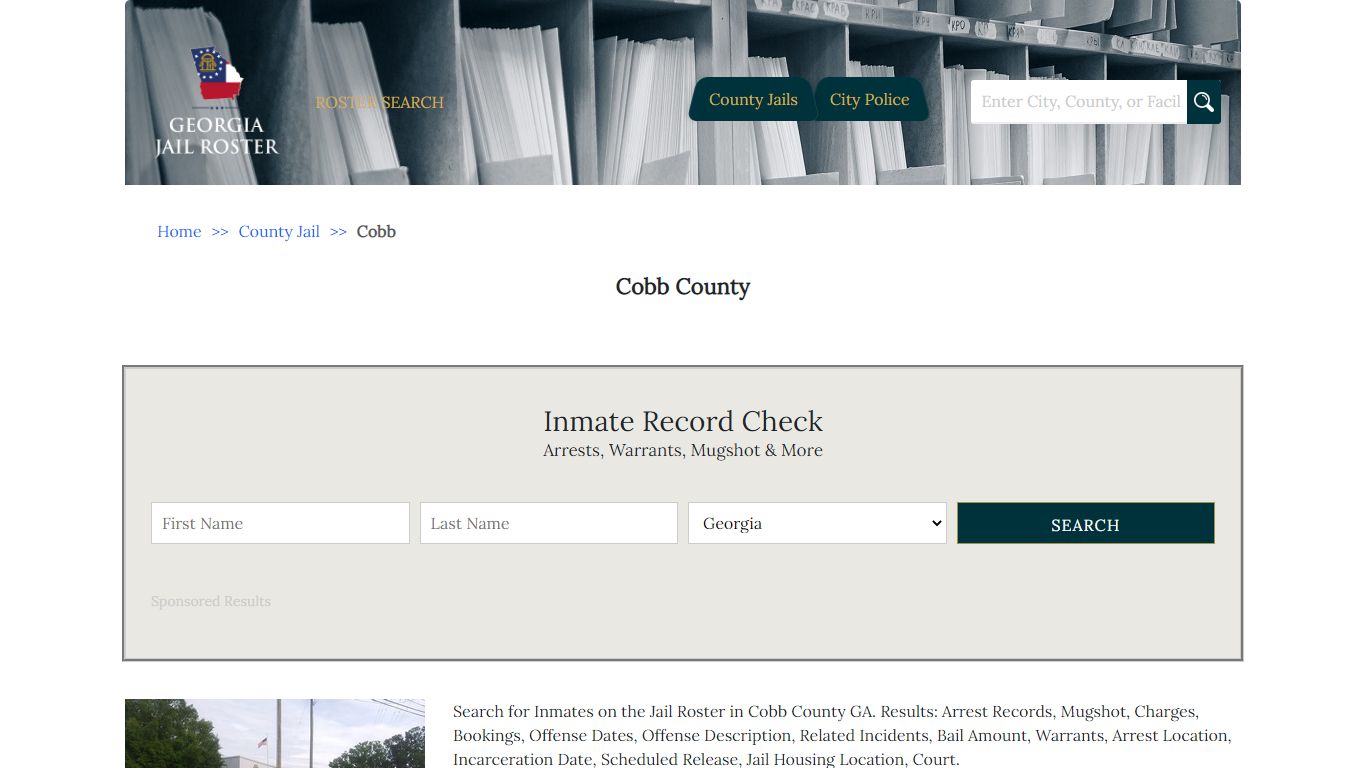 Cobb County | Georgia Jail Inmate Search